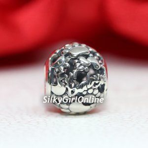 Pandora Fur Baby Hearts & Paw Prints Charm 792248C00